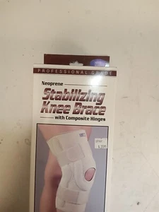 FLA  Neoprene Stabilizing Knee Brace With Composite Hinges, Beige - Picture 1 of 16