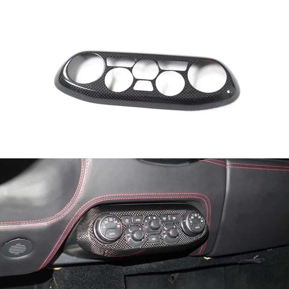 Adecuado para Ferrari 458 auténtico carbono interior cover aire acondicionado nuevo negro - Imagen 1 de 1