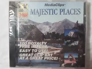 retro 1994 CD-Rom - Majestic Places royalty free images audio use as you see fit - Picture 1 of 3
