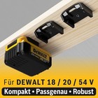 3 Akku Halter für Dewalt 18V 54V XR Wandhalter Wandhalterung Wand Batterie