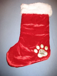 New 16" Frisco Christmas Dog / Cat Stocking paw dog - Brand New ! - Picture 1 of 5