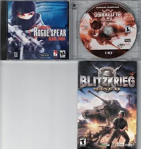 Rogue Spear Black Thorn &Blitzkrieg Attack Is Your Only Defense Pc New XP - Picture 1 of 2