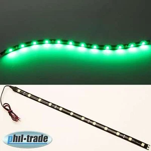 30cm Verde LED Listón Barra de Luz la 12V 12 x 5050SMD Autoadhesivo - Imagen 1 de 1
