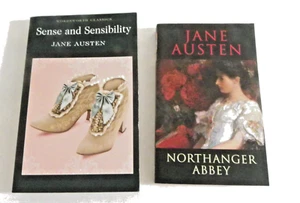 2 x Jane Austen novels Sense & Sensibility and Northanger Abbey book - Picture 1 of 6