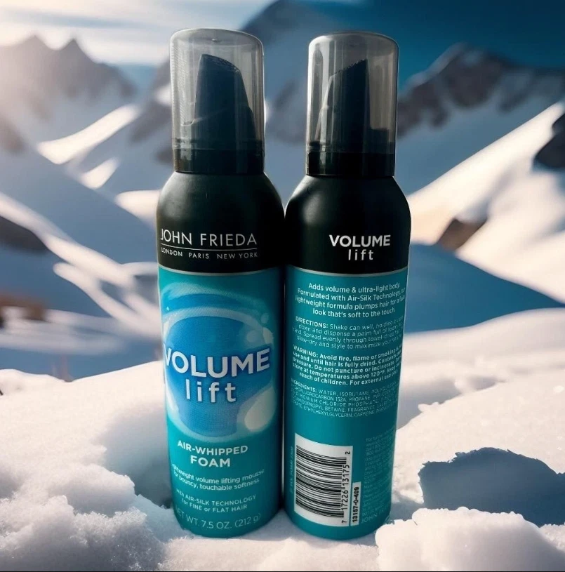 John Frieda VOLUME LIFT AIR WHIPPED FOAM Mousse Fine or Flat Hair (7.5 oz, 212g) - Image 1 of 4