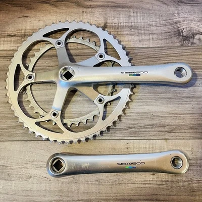 Shimano FC-6400 Ultegra Tri-Color Crankset 172.5 Square Taper 53 39 - Image 1 of 4