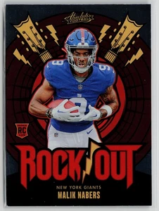 Malik Nabers - 2024 Panini Absolute Rock Out #RO-MNS New York Giants - Imagen 1 de 2