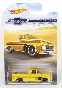 Hot Wheels Custom '62 Chevy Pick up gelb 100 Jahre Bad Blister - Bild 1 von 2