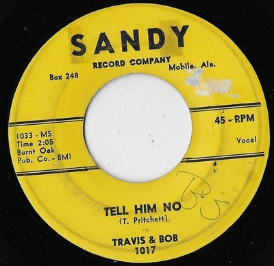 Tell Him No / We're Too Young / Travis & Bob VG+ - Image 1 of 4