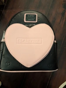 Loungefly BLACKPINK Logo Allover Print Mini Backpack (NEW WITH TAG) - Picture 1 of 4