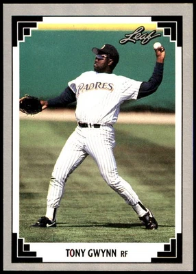 Tony Gwynn 1991 Hoja #290 San Diego Padres MLB LEER ENVÍO GRATUITO AutographDen Foto 1 de 2