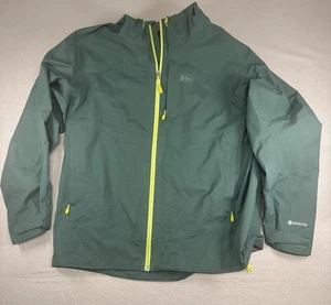 REI Co-op Jacke Herren Large grün XeroDry GTX Gore-Tex wasserdicht Kapuze Regen - Bild 1 von 7