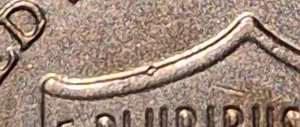 2018-P Philadelphia Lincoln Shield Penny/Cent Die Chip Excellent Cond Error Coin - Picture 1 of 3