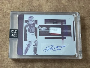 2020 Panini National Treasures Baseball 1/1 Auto Relic Tres Barrera #GGS-TB - Picture 1 of 7