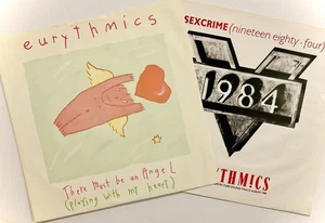 Double Eurythmics 12” Maxi Singles 45RPM 1984 & There Must Be An Angel… EX/VG+ - Picture 1 of 11