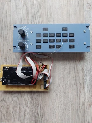 Pannello Airbus ECAM per simulatore di volo homecockpit - Immagine 1 di 3