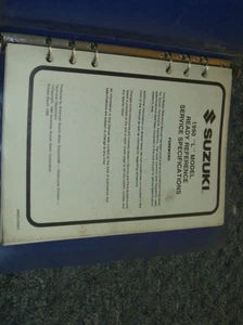 1990 Suzuki DR350SL Dual Sport Motorcycle Specifications Reference Manual xz - Picture 1 of 10