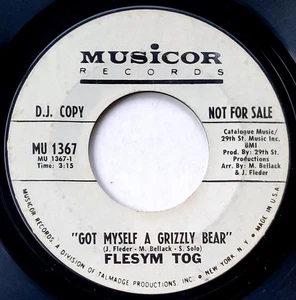 Flesym Tog 45 Got Myself a Grizzly Bear - 1969 Psych Rock - Backwards Psych - Imagen 1 de 2