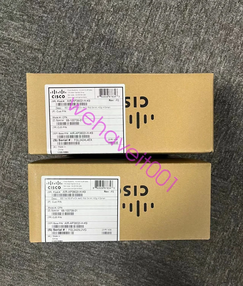 CISCO AIR-AP3802I-H-K9 Wireless AP AIRAP3802IHK9 Brand New Expedited Shipping - Image 1 of 1