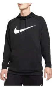 Nike Dri-FIT Trainingspullover Hoodie HERREN Gr. Small. Schwarz CZ2425-010 Neu mit Etikett - Bild 1 von 5