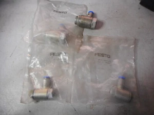 FESTO FLOW CONTROLS -- Qty of 4 -- 2 x 193146 + 2 x 193149 -- GRLA-1/4 GRLA-3/8 - Picture 1 of 4