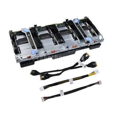 For DELL POWEREDGE R740 R740XD 4X 2.5'' HDD EXPANSION BACKPLANE BAY MFMV5+CABLE  - Image 1 of 4