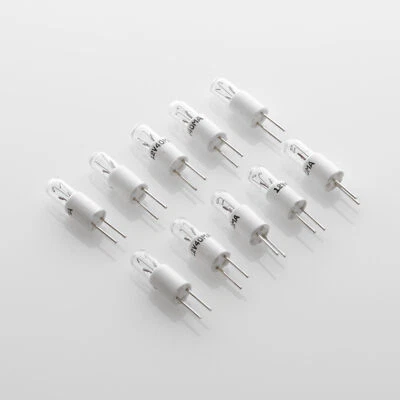 PAP AUDIO PARTS 10 x 28V 40mA 1.12W / bi-pin / bulb lamp / miniature lamp T1.75 7387 longlife