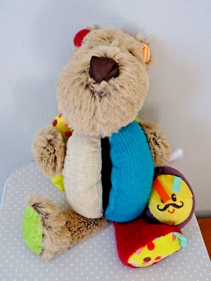DOUDOU BALLE OURS CESAR LILIPUTIENS 25CM  BALLE ABEILLE HOCHET - Photo 1/4