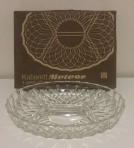 Kabarett Meteor Crystal Oval Hors D'Oeuvre Platter - Picture 1 of 8