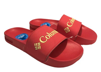 ¡Nuevo! Columbia Mujer Talla 10 Capucha River Slide, Rojo Coral/Luz Neón, Nuevo con Etiquetas Foto 1 de 4