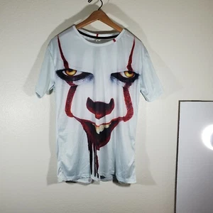 Stephen king It  Pennywise Clown Double Sided Graphics T-shirt Size XL Women's  - Picture 1 of 11