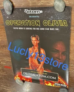Atom ""Operation Olivia"" Munn Star Wars Fan Film Challenge Promo Poster sehr selten - Bild 1 von 5