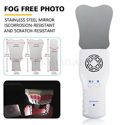 Dental Orthodontic Imaging LED 3 Fog Free Photo Oral Mirror Obervation Reflector • 47.45£