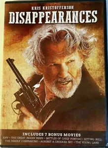 (2) Disappearances - Starring Kris Kristofferson +7 bonus movies NEW - Picture 1 of 2
