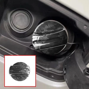 Dry Carbon Fiber Forged Pattern Gas Fuel Tank Cover Fits BMW F30 F32 F22 F80 82 - Picture 1 of 9