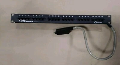 Black Box JPM111A-R2 24 port Cat 5 Patch Panel, 19" A42 - Image 1 of 4