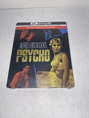 HITCHCOCK'S Psycho SteelBook +4K + Bluray DIGITAL (EXP)?  OOP VERY RARE **READ Foto 1 de 4
