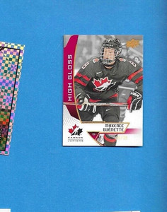 2019 Upper Deck Team Canada Juniors High Gloss /25 Maxence Guenette #18