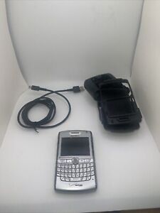 BlackBerry 8830  - Silver ( Verizon ) Smartphone-Reset With Charger And Otterbox