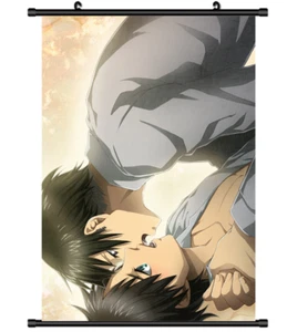 4173 Anime Attack on Titan Levi Eren Home Decor Poster Wall Scroll cosplay - Picture 1 of 5