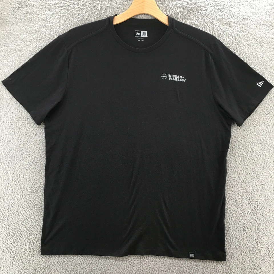 Мужская футболка New Era Nissan 2XL BLack пуловер с коротким рукавом повседневный вырез лодочкой - Изображение 1 из 4