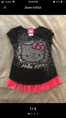 Girls Hello Kitty Top - size 6x - Image 1 of 4
