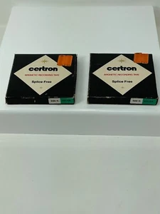 Two Vintage Certron Magnetic Recording Tape Splice Free 600 ft Each - Picture 1 of 5