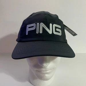 Gorra de golf Ping Hat sensor fresco rendimiento ajustable no estructurado gris blanco OSFM - Imagen 1 de 7