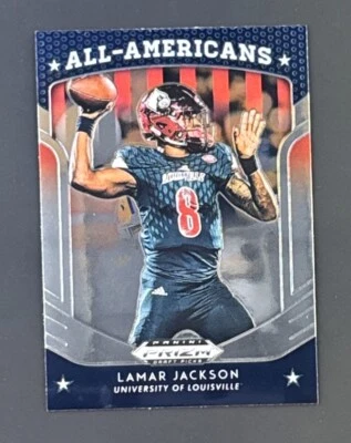 2019 Panini Prizm Draft - All-Americans #59 Lamar Jackson - Image 1 of 2