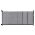 VEVOR Retractable Baby Gate Mesh Baby Gate 34.2" Tall Extend to 76.8" Wide Black