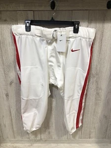 Nuevos pantalones de fútbol para hombre Nike Stock Vapor Pro blancos y rojos CI3771-109 3XL NUEVOS CON ETIQUETAS - Imagen 1 de 6