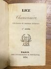 Vintage LICE Chansonnière - Chansons et Poésies Inédites - Paris 1834
