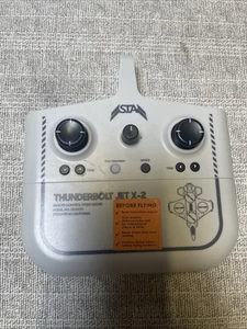 Sharper Image Toy RC Thunderbolt Jet X-2 Remote Control for Stunt Drone Untested - Picture 1 of 6