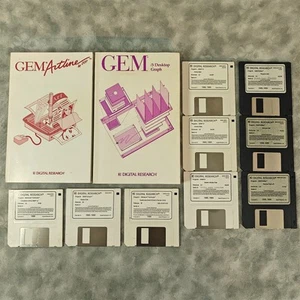 Vintage Digital Research GEM/3 Graph & Artline v3.1 3.5in Floppy Lot w/ Manuals - Picture 1 of 8